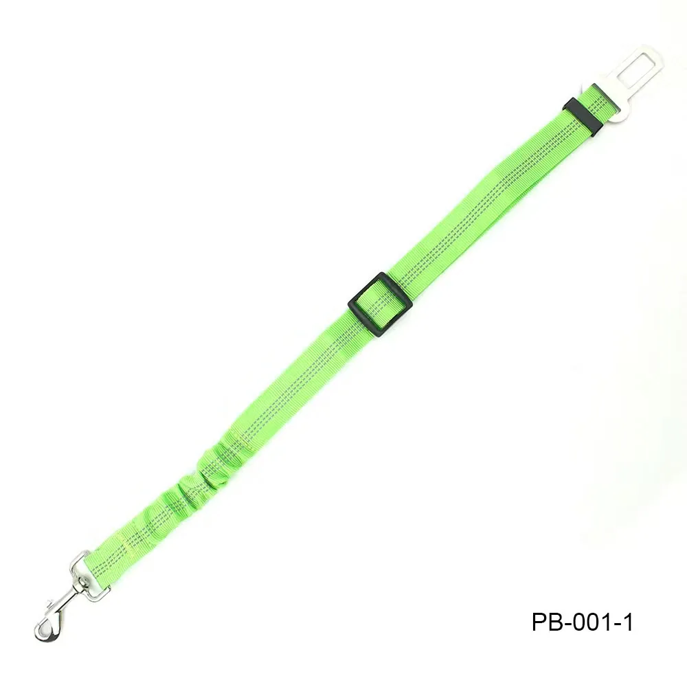 Pb-001 Аксессуары для домашних животных Регулируемый автомобильный ремень безопасности для собак с нейлоновым эластичным буфером