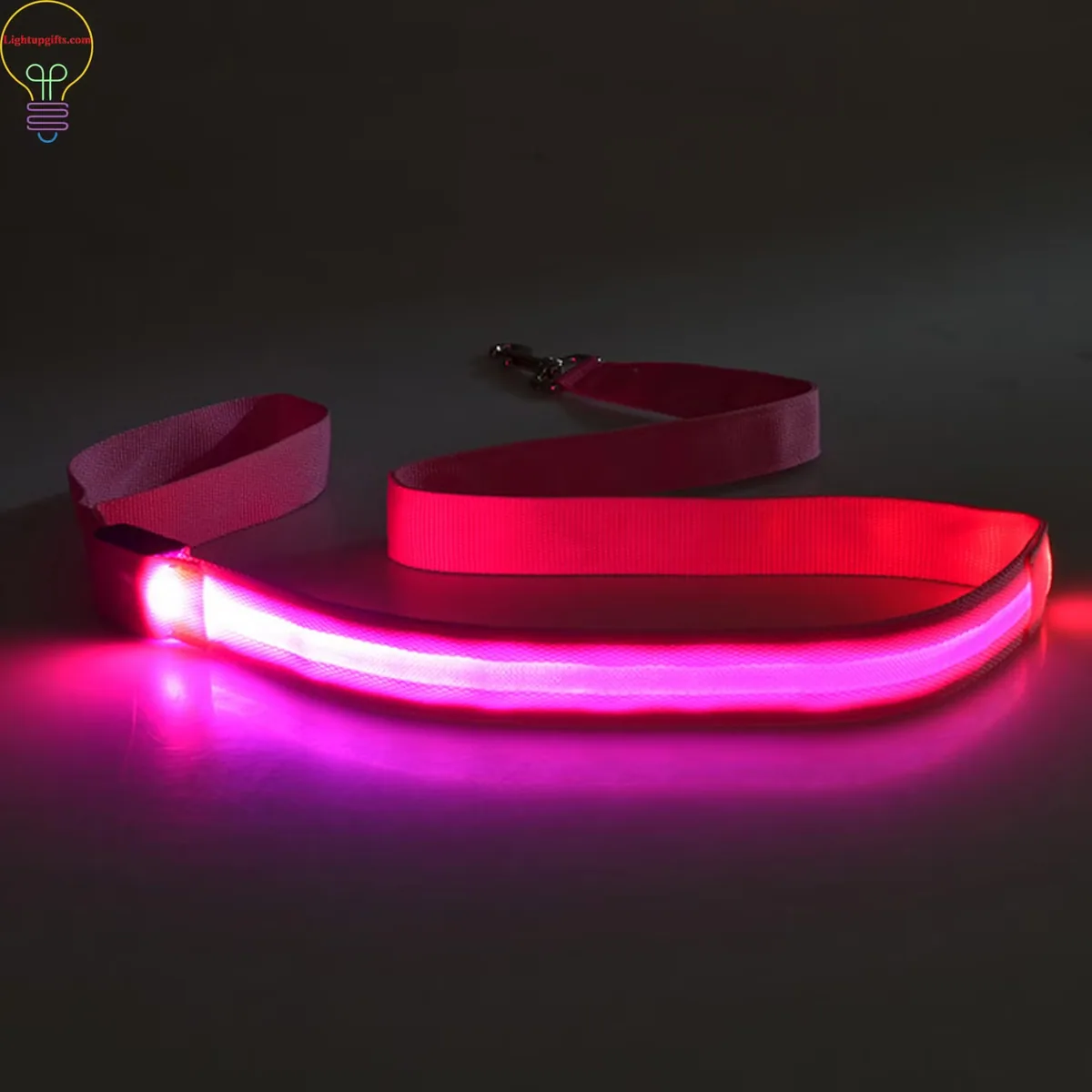 USB перезаряжаемые поводки для собак с LED светом 120cm Длинные поводки с LED для собак