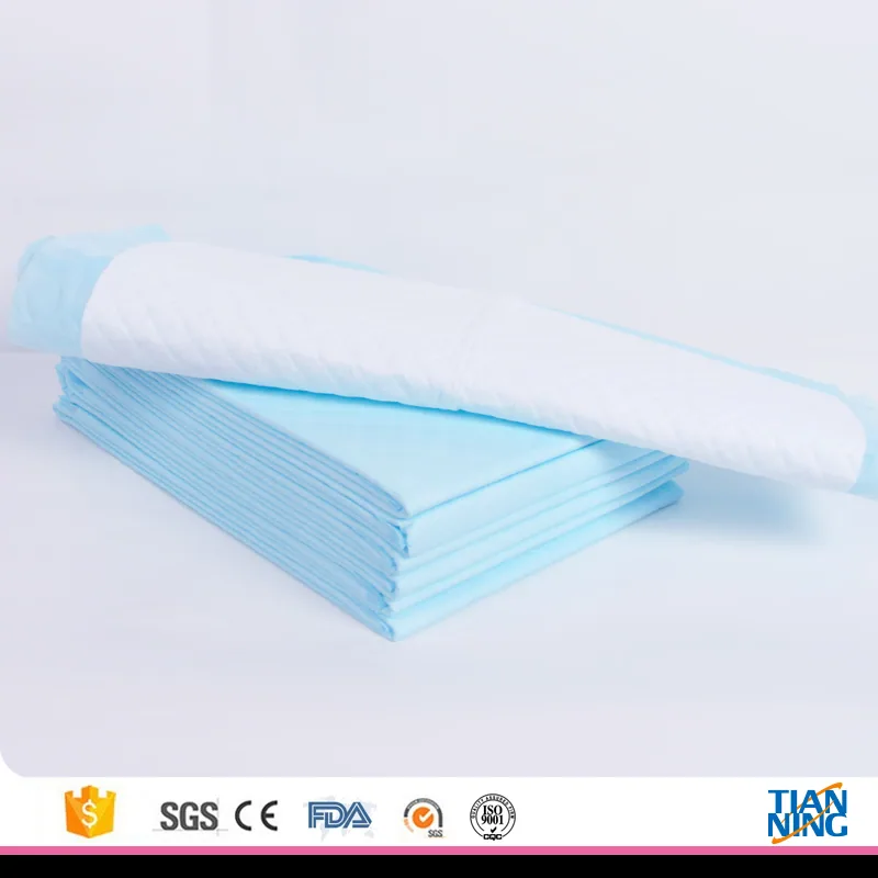 60*60cm Одноразовые пеленки для щенков, собак и кошек, производитель бумажных тканей в Китае, подгузники, CE, FDA ISO13485