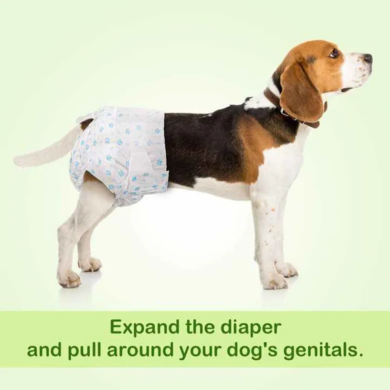 Оптовые одноразовые подгузники для домашних животных, одноразовые подгузники для собак и кошек