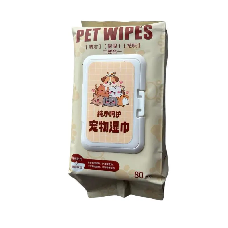 Экстра толстые 60 G/M2 влажные салфетки для животных