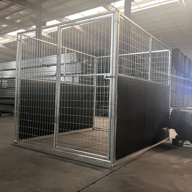 Кастомизированный горячепоцинкованный с цельными панелями 4X4X6 FT/4X6X6FT Поставщики вольеров для собак