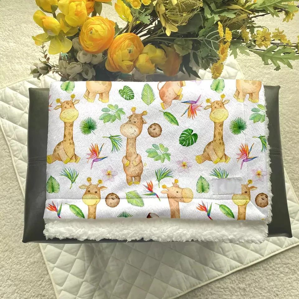 30*40cm Хорошее качество водонепроницаемое мягкое индивидуальное одеяло для собак удобное толстое уютное стильное флисовое покрывало для домашних животных