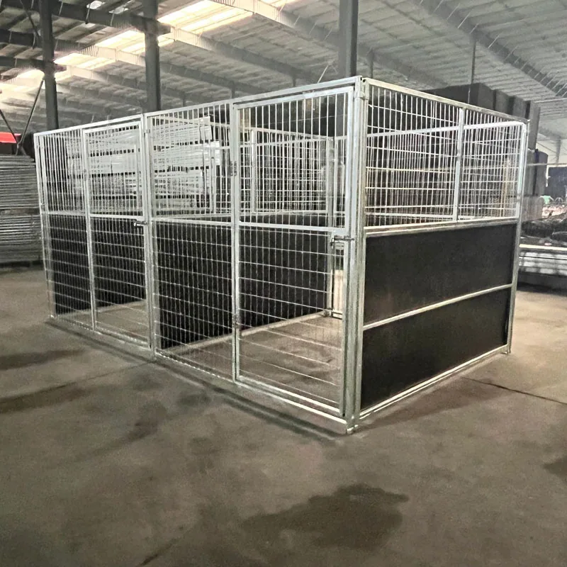 Дешёвая цена 5FT*5FT*6FT Стальная собачья будка Большая собачья клетка для улицы