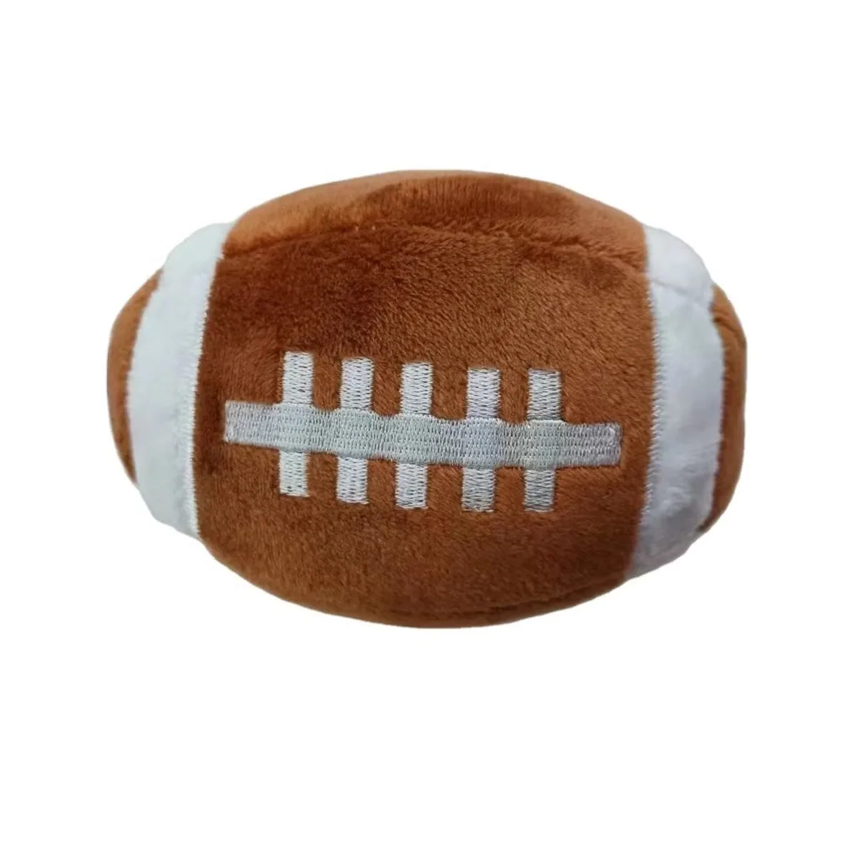 Игрушка для собак в форме squeaky американского футбольного мяча, милый плюшевый мяч для собак, интерактивные игрушки