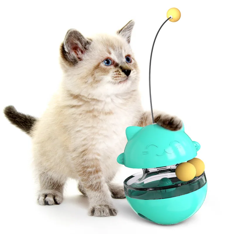 Игрушка для кошек для самозабавы, чтобы развлекать кошку, не разливая корм