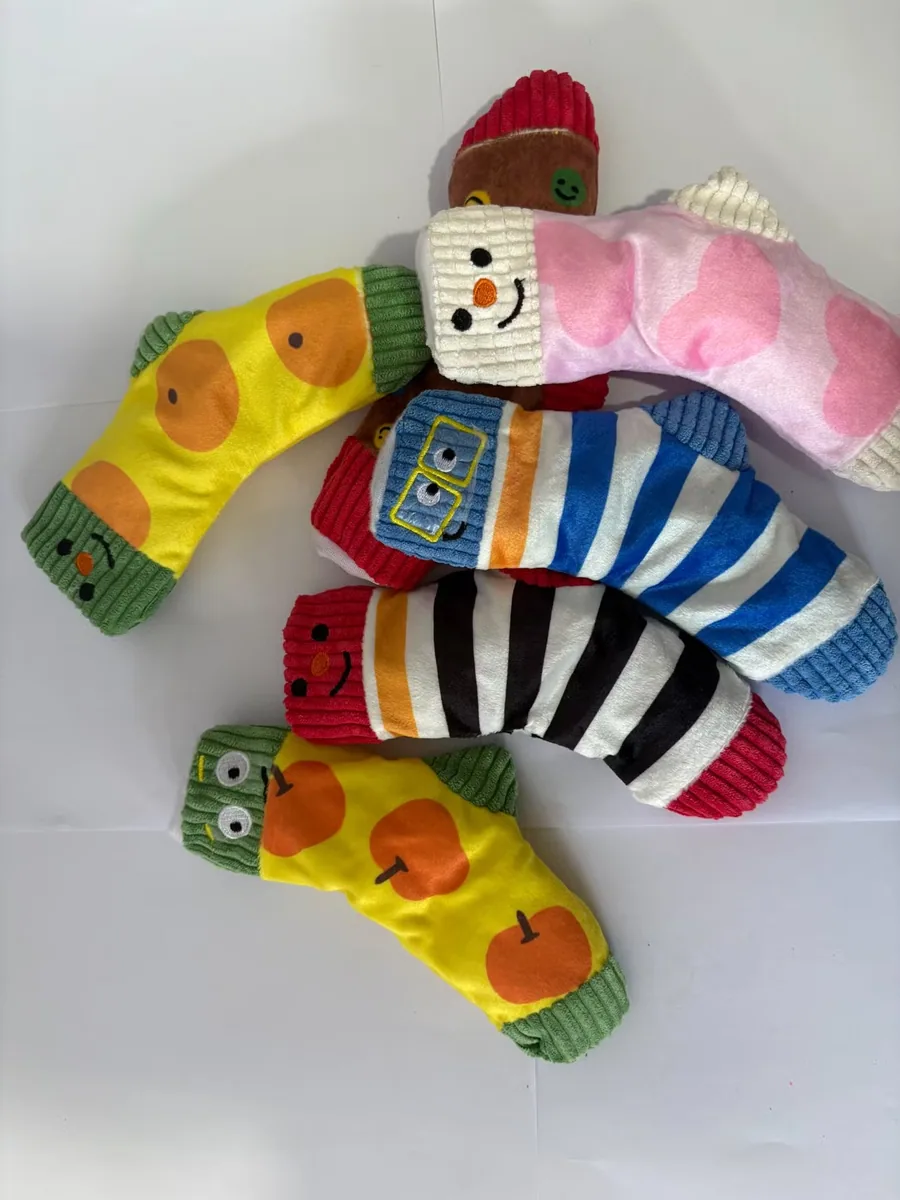 Игрушка для собаки-компаньона, носки, еда, squeaky, устойчивая к укусам, товары для домашних животных