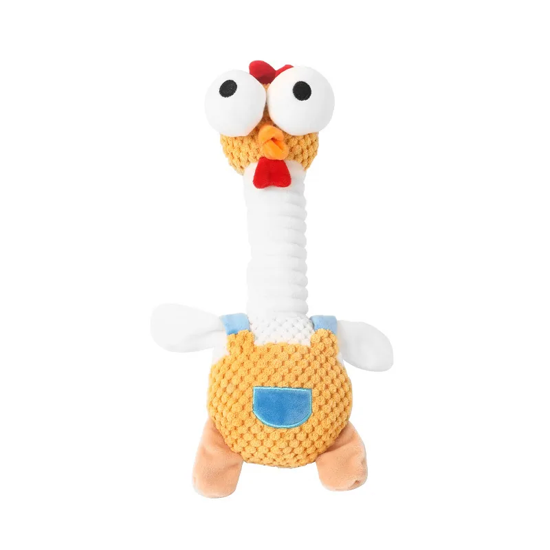 Прочный жевательный squeaky игрушка для собак, жесткая игрушка для чистки зубов для больших и маленьких щенков
