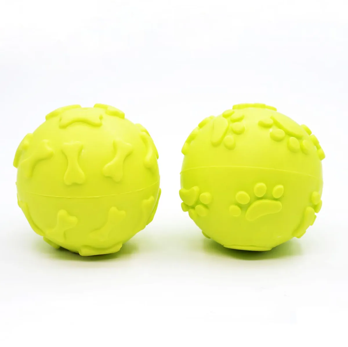 Игрушка для собак из натурального каучука, прочная и долговечная игрушка для чистки зубов собак