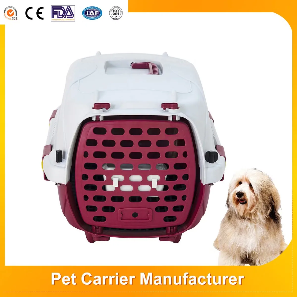 Оптовые переносные клетки для кошек и собак, транспортные боксы для путешествий, товары для перевозки домашних животных, авиатранспортные клетки для собак