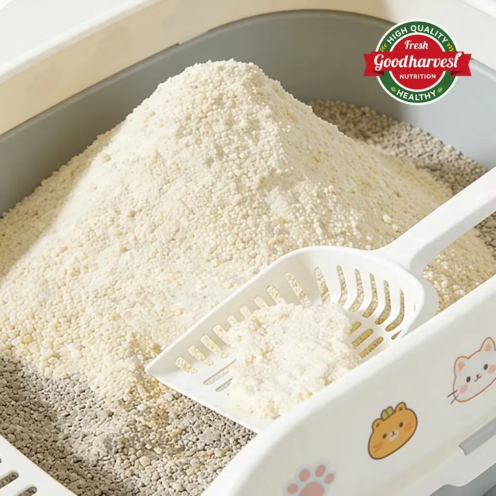 Кассава Кошачий Наполнитель 8kg Подходит для Туалетов для Животных и Экологически Чистого Использования