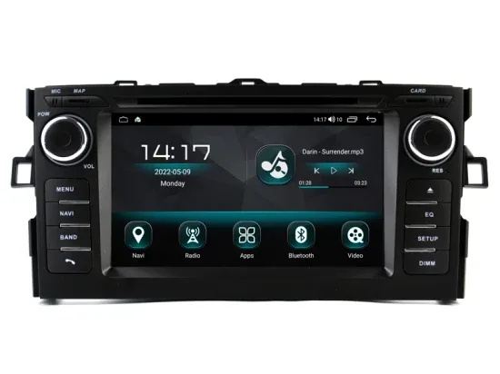 7" Экран OEM стиля без DVD-дека для Toyota Auris 2006-2012 Автомобильный мультимедийный стерео GPS Carplay плеер