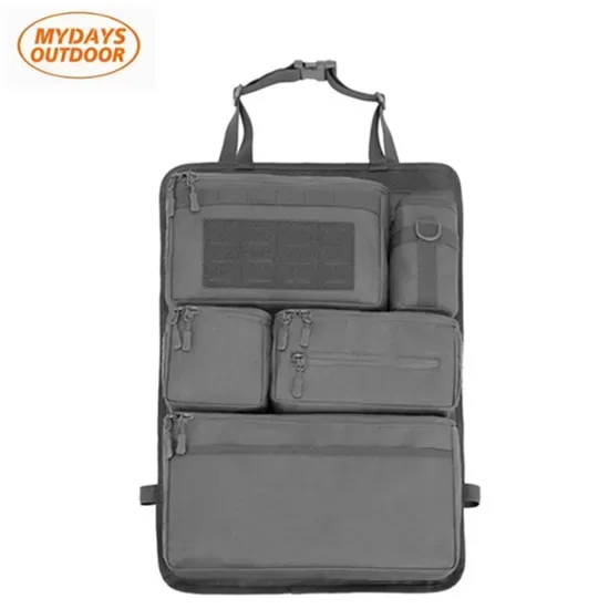 Органайзер для автомобиля Mydays Outdoor Tactical для заднего сиденья, многофункциональный карманный висячий органайзер для транспортных средств, наружная ткань, регулируемое хранилище для снаряжения