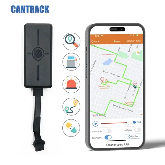Усовершенствованная 4G система GPS‑отслеживания автомобиля с Google Maps