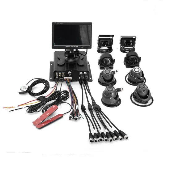 4/8 Канал 720p 1080P Ahd HDD Автомобильный Мобильный DVR Рекордер с Платформой Отслеживания Транспорта