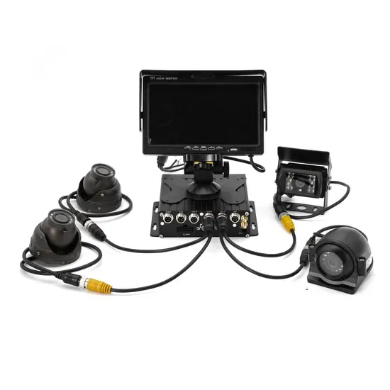 Топ продаж на Amazon 4CH 4G GPS Mdvr с 1080P камерами для автомобиля 7 дюймовым монитором для автомобилей, автобусов и грузовиков мобильный DVR