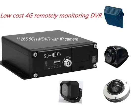 HD 1080P SD Card Mobile DVR H. 265 4G обнаружение с помощью ИИ