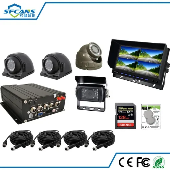 Система школьного автобуса МДВР 4CH 1080P АХД автомобильное мобильное DVR