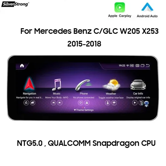 Гарплей GPS Автомобиль для Мерседес Бенц ГЛК W205 C260 C300 C63 V260 V Класс