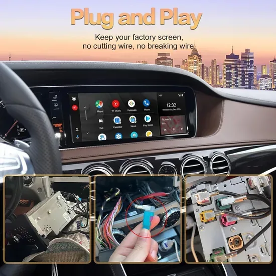 Автомагнитола Android Auto Mmi Carplay для Mercedes Ntg5.0 Обновление