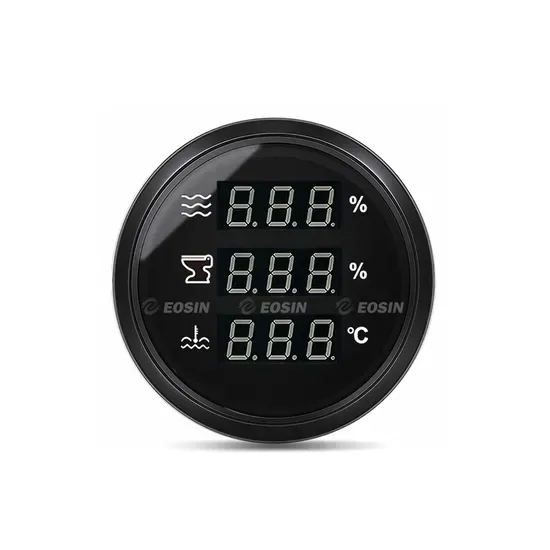 Заводские 52mm цифровые комбинированные датчики температуры пресной воды и серой воды