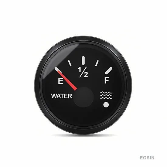 Заводские продажи аналогового 52mm указателя уровня воды с креплением Spin Lock