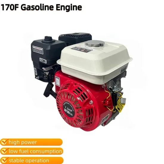 170f 7.5HP Малый воздушно-охлаждаемый бензиновый двигатель, основное устройство для выработки мощности для таких машин, как бензиновые водяные насосы и генераторы