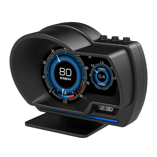 P6 Автомобильный дисплей HUD с OBD2 и GPS - сигнализация скорости и оборотов