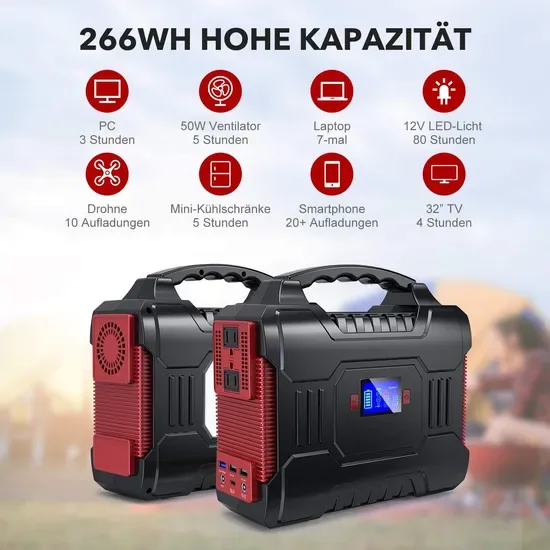 Портативная электростанция 110V/220V Портативная система AC энергии