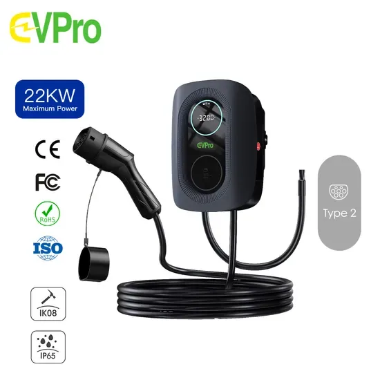 Фабрика Eco2 настенный зарядный устройство Wallbox 3.6kw/7kw/11kw/22kw Ik08 IP65 для электрических автомобилей, умный EV AC зарядник, сертифицированный по стандартам IEC 62196 и IEC 61851
