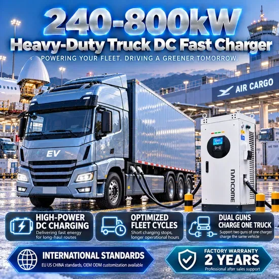Нанком 120kw Уличная быстрая зарядная станция постоянного тока для коммерческих проектов электромобилей