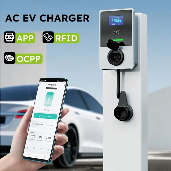 32A 7kw 11kw 22kw Зарядная станция для электромобилей AC Home Commercial Wallbox