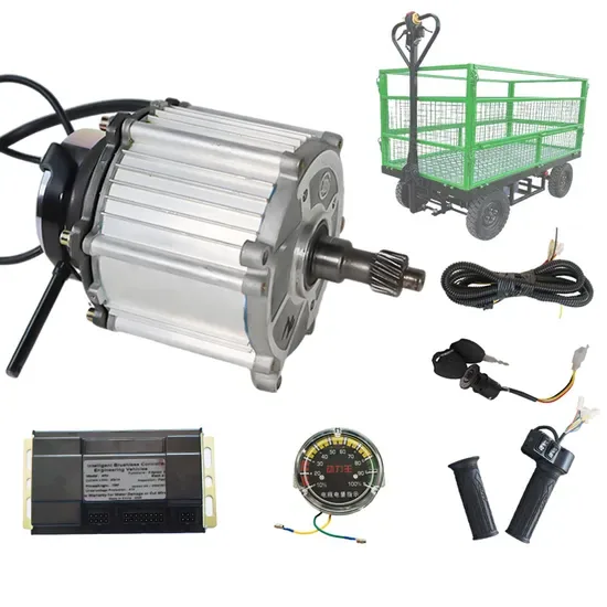 48V/60V 1000W Набор контроллера двигателя постоянного тока с электромагнитным тормозом для электрической ручной тележки / инженерного автомобиля