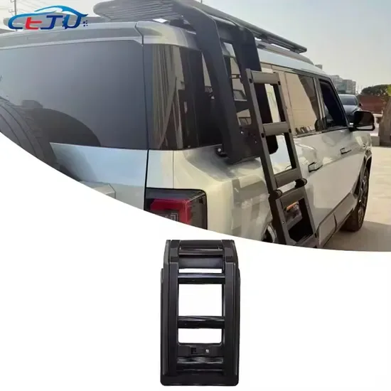 Алюминиевый черный лестничный подъемник для Byd Bao Formula Leopard 8 Denza B8 2024+