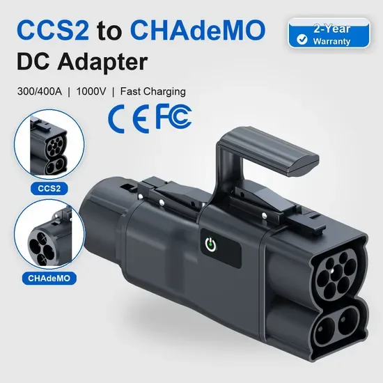 CCS2 на Chademo 1000V постоянный ток 300A адаптер для быстрой зарядки электромобилей конвертер