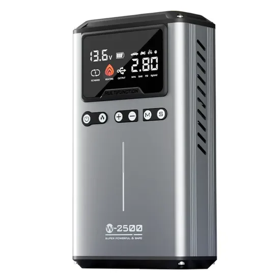 Цифровой дисплей 2500A Литий-железо-фосфат безопасный 12V пусковое устройство