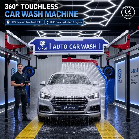Профессиональная самообслуживание платежный автосервис Автоматические цены на мойку автомобилей с воздушным сушителем Бесконтактная 360° Полная автоматическая мойка автомобилей