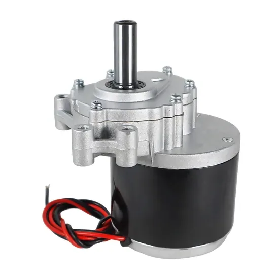Высокий крутящий момент 24V 350W DC щеточный мотор с двухступенчатой трансмиссией для электрического инвалидного кресла, без основания