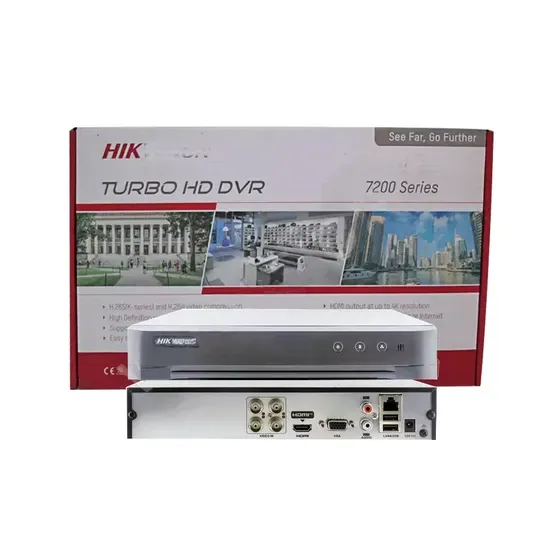 1200m Сигнал Hdtvi/Ahd/Cvi/CVBS/IP 5 в 1 CCTV DVR Ds-7204hghi-M1 Hikvision 4CH Аналоговый DVR
