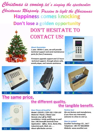 Система домофона с контролем доступа для PBX Excelltel