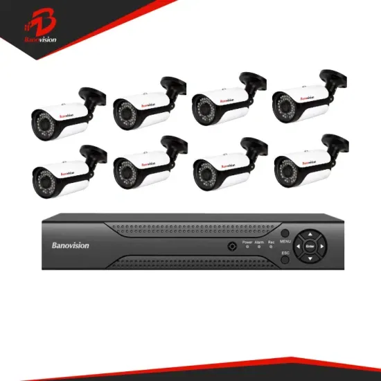 8CH 2MP 1080P HD Аналоговый DVR комплект системы видеонаблюдения камера