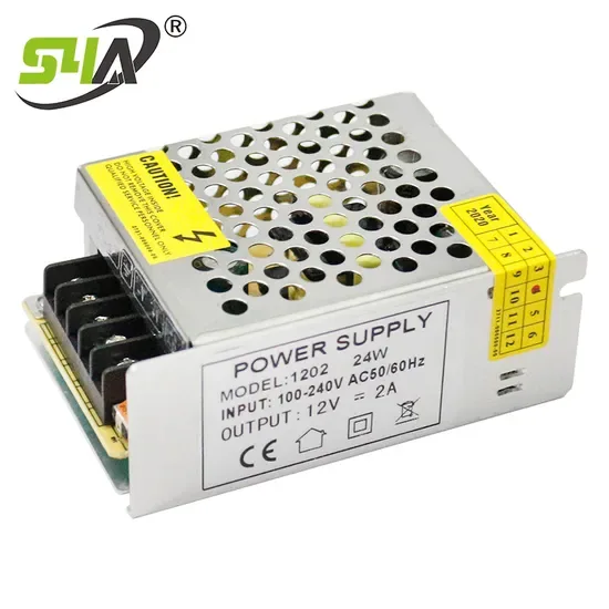 Линейный 12VDC 5AMP Блок питания с индикаторами LED и схемой зарядки аккумулятора БП в металлическом корпусе