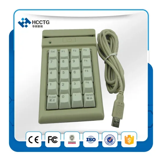 PS/2 RS-232 Пин ISO 7810 Клавиатура с разъемом для магнитной полосы и штрих-кода (HCC810X-M4)