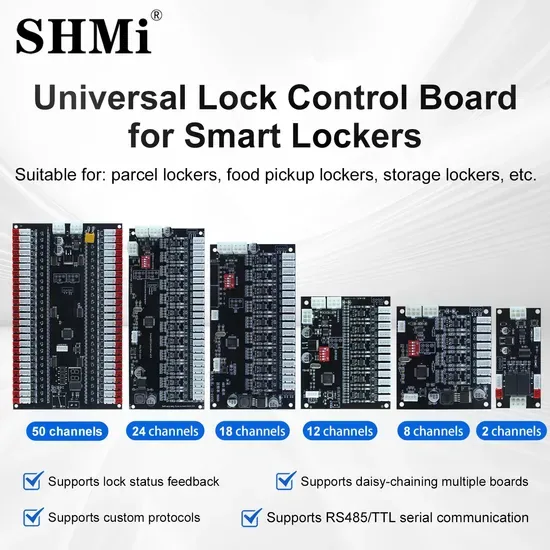 SHMi Многоканальная RS485 Каскадируемая Умная Шкафная Контрольная Плата