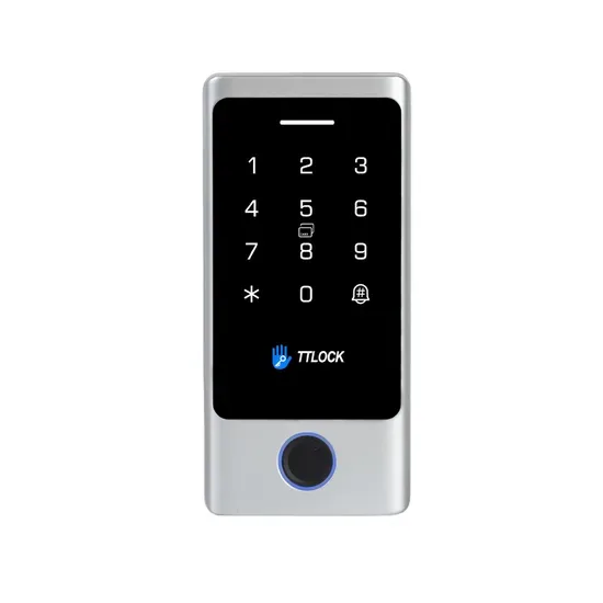 Умный доступ Ttlock Контроль отпечатков пальцев Водонепроницаемый дизайн Bluetooth Индивидуальный логотип OEM/ODM (SHF3KC / SHF3KCWF)