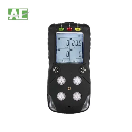 Сертифицированный Atex Agh6200 Портативный 4 Газовый детектор для Ex O2 H2s Co