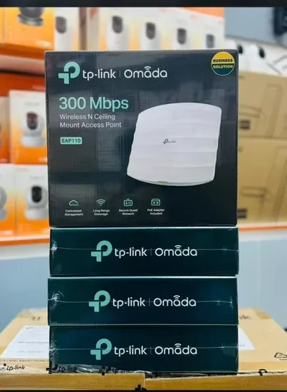 Заводская цена на потолочную внутреннюю точку доступа TP-Link Omada EAP110 Enterprise WiFi с поддержкой Wi‑Fi 6, скоростью 300 Мбит/с и беспроводным подключением AP