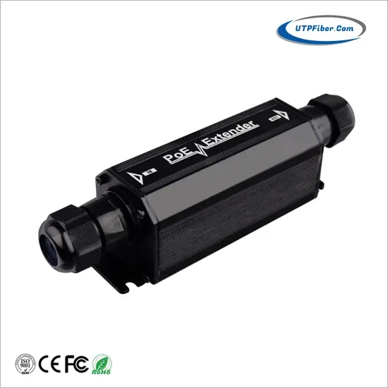 Промышленный IP67 1-Port 802.3at Poe+ 30W к 1-Port 802.3af/at Poe+ Удлинитель
