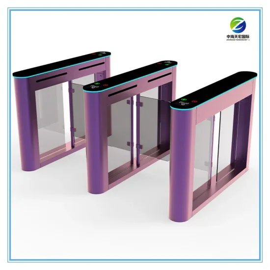 Автоматический Swing Barrier Gate Turnstile с RFID и штрих-кодом для контроля доступа