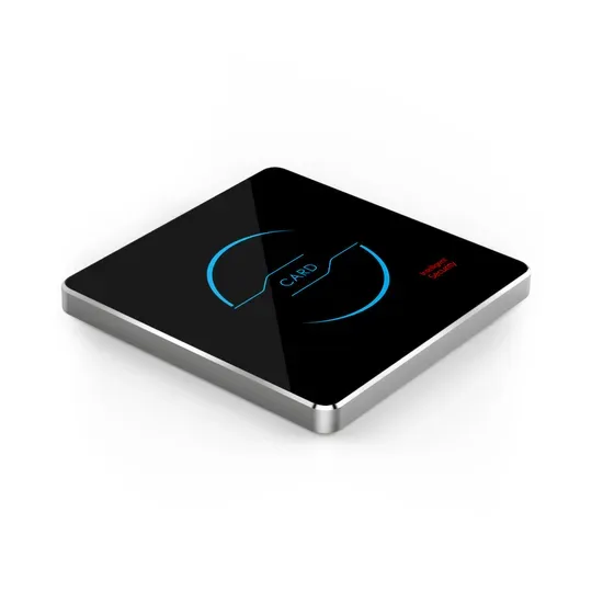 Металлический ультратонкий черный зеркальный Wigend RS485 NFC Bluetooth анти-клонирующий процессорный считыватель карт